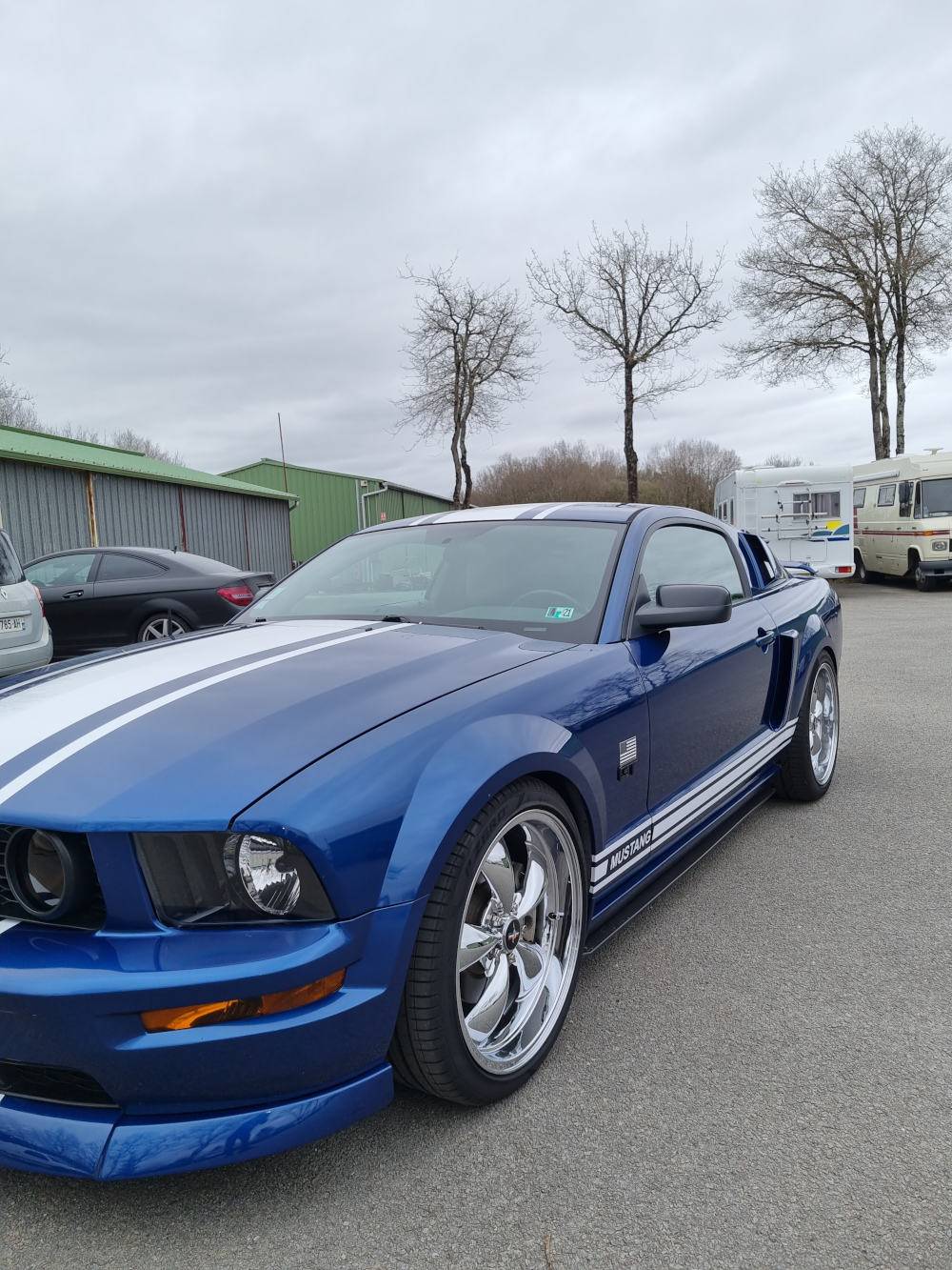 covering Ford Mustang